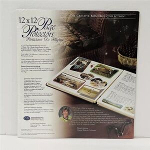 The Creative Memories Collection 12 x 12 Clear Polypropylene Page Protector 1999